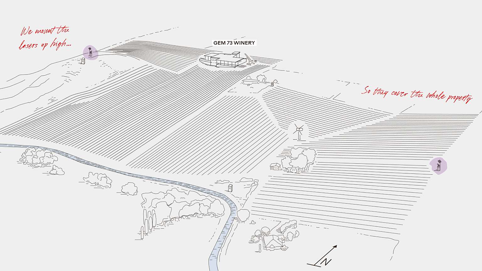 Map Bird Deterrent Lazer System